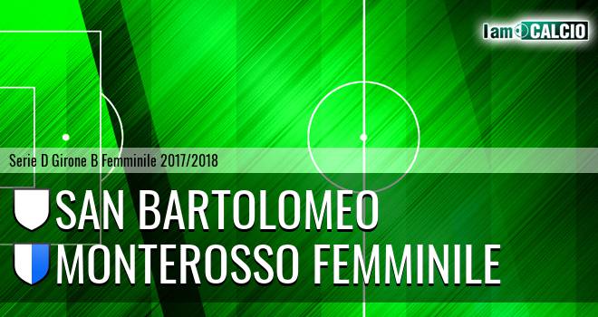 San Bartolomeo - Monterosso Femminile