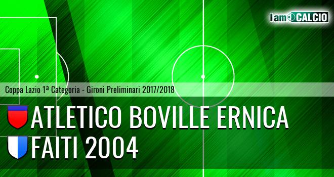 Atletico Boville Ernica - Faiti 2004