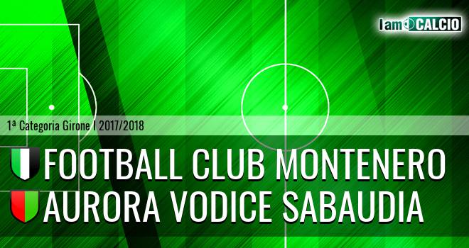 Football Club Montenero - Aurora Vodice Sabaudia