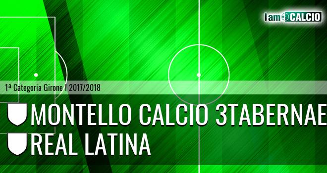 Montello Calcio 3Tabernae - Real Latina