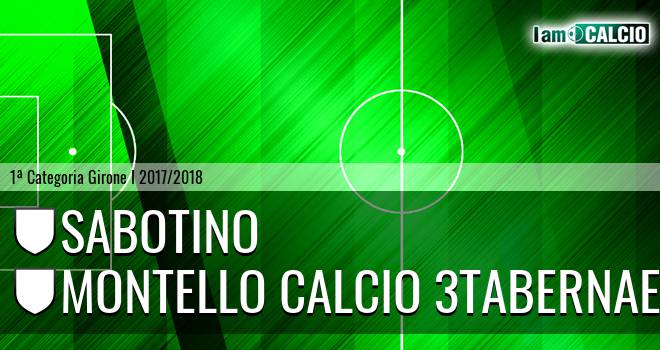 Sabotino - Montello Calcio 3Tabernae