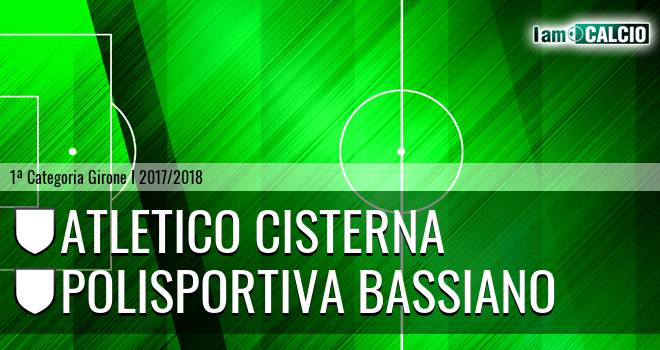 Atletico Cisterna - Polisportiva Bassiano