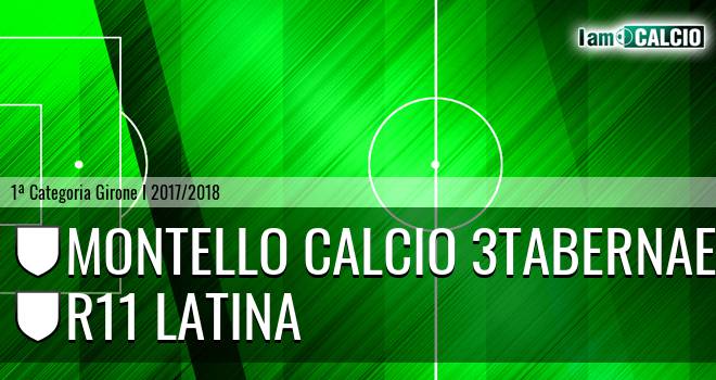 Montello Calcio 3Tabernae - R11 Latina