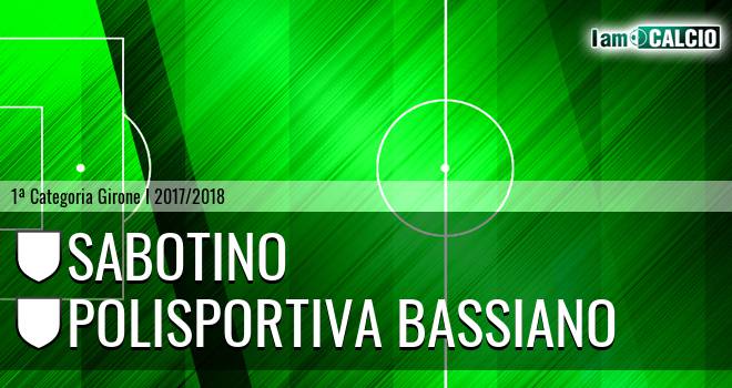 Sabotino - Polisportiva Bassiano