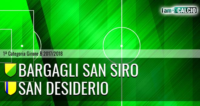 Bargagli San Siro - San Desiderio