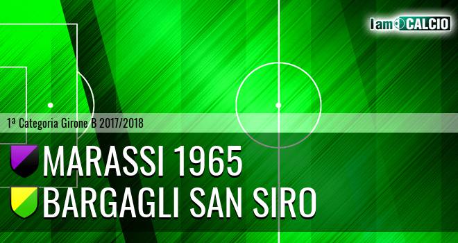 Marassi 1965 - Bargagli San Siro