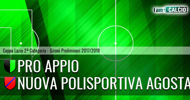 Pro Appio - Nuova Polisportiva Agosta