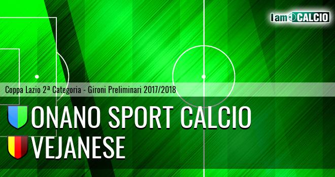 Onano Sport Calcio - Vejanese