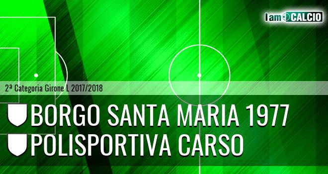 Borgo Santa Maria 1977 - Polisportiva Carso