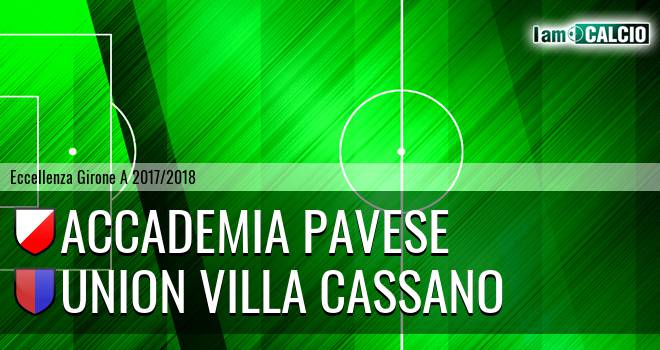 Accademia Pavese - Union Villa Cassano