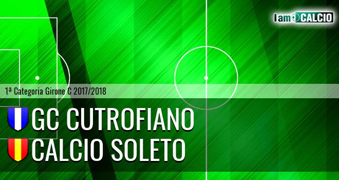 GC Cutrofiano - Calcio Soleto