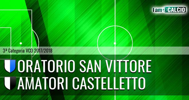 Oratorio San Vittore - Amatori Castelletto