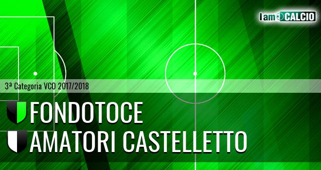 Fondotoce - Amatori Castelletto