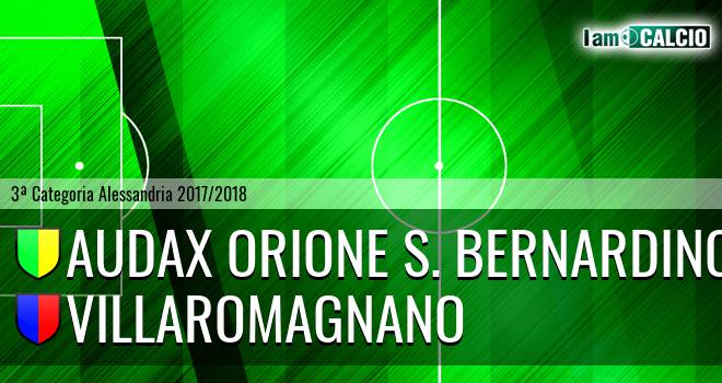 Audax Orione S. Bernardino - Villaromagnano