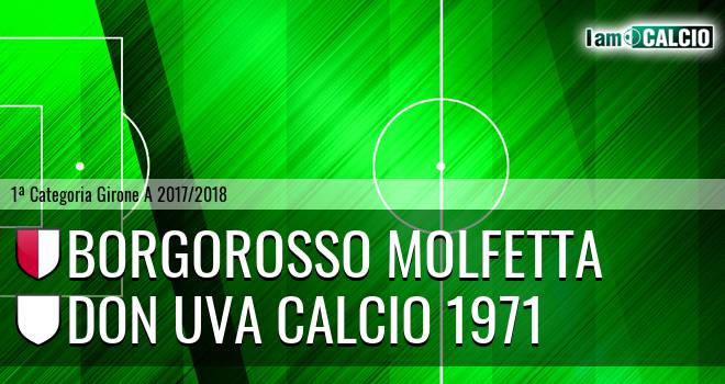 Borgorosso Molfetta - Don Uva Calcio 1971