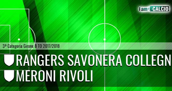 Rangers Savonera Collegno - Meroni Rivoli