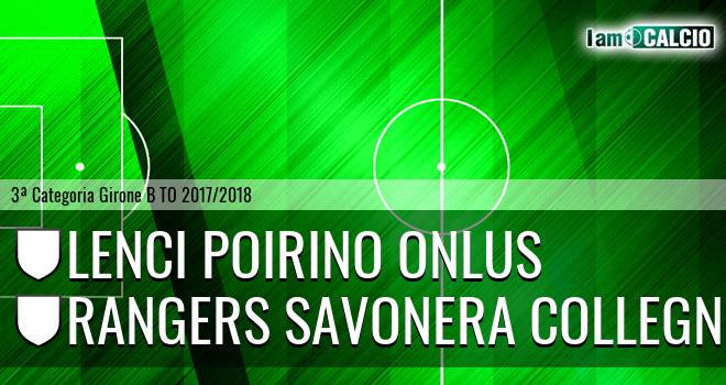 Lenci Poirino Onlus - Rangers Savonera Collegno