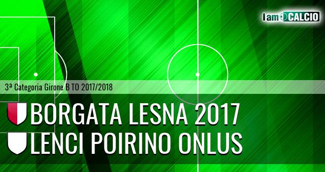 Borgata Lesna 2017 - Lenci Poirino Onlus