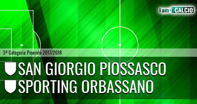 San Giorgio Piossasco - Sporting Orbassano