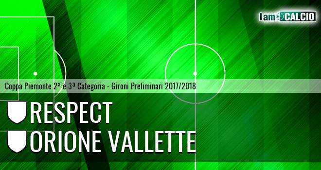 Respect - Orione Vallette