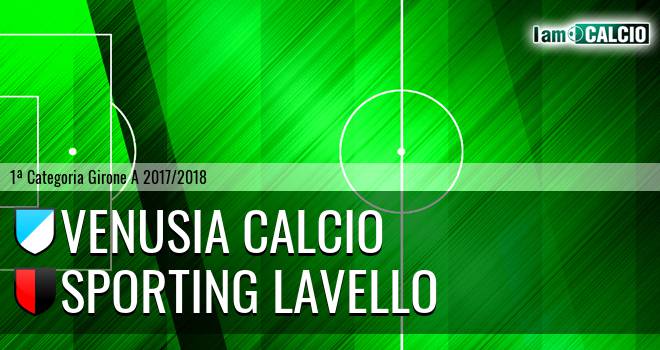 Venusia Calcio - Sporting Lavello