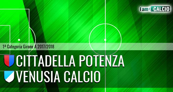 Cittadella Potenza - Venusia Calcio