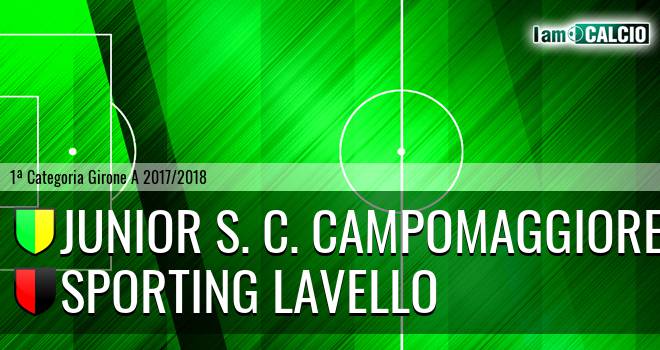 Junior Campomaggiore - Sporting Lavello