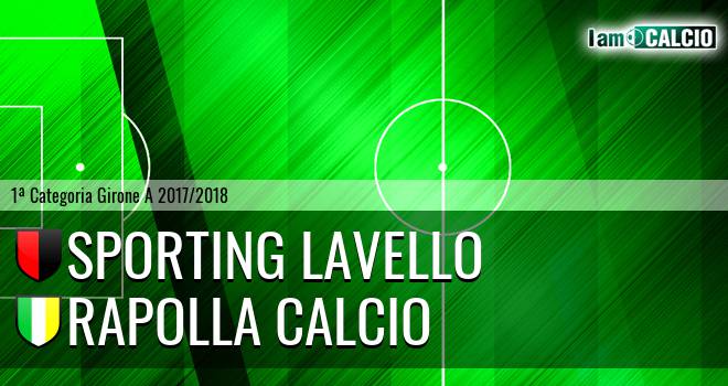 Sporting Lavello - Rapolla