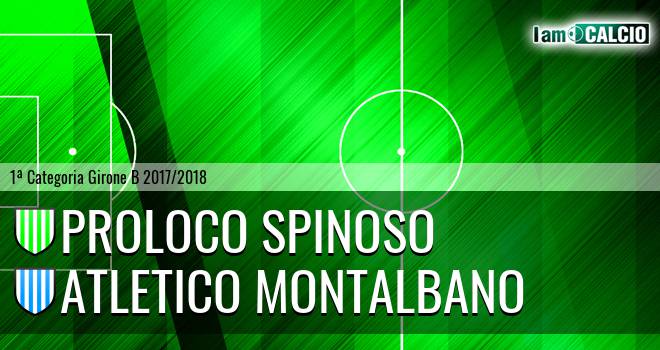 Proloco Spinoso - Atletico Montalbano