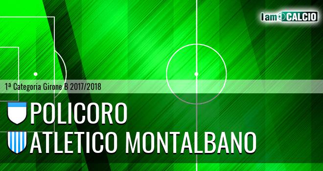 Policoro - Atletico Montalbano