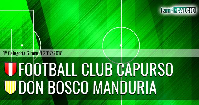 Capurso FC - Don Bosco Manduria