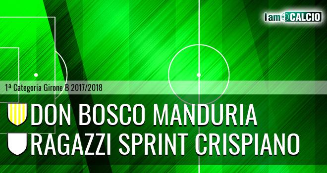 Don Bosco Manduria - Ragazzi Sprint Crispiano