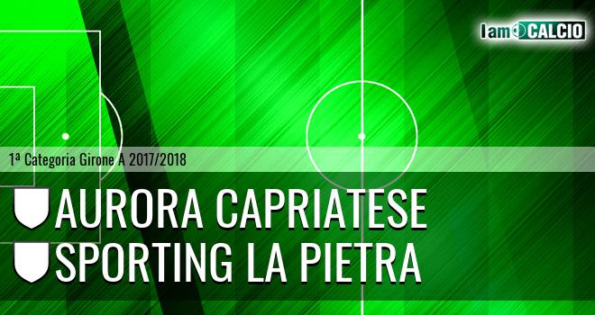 Aurora Alto Casertano - Sporting La Pietra