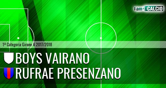 Boys Vairano - Rufrae Presenzano