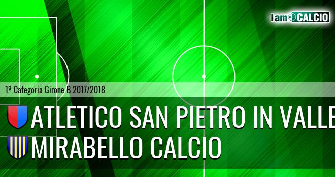 Atletico San Pietro in Valle - Mirabello Calcio