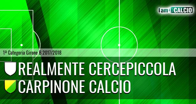 Realmente Cercepiccola - Carpinone Calcio