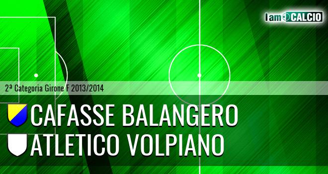 Cafasse Balangero - Atletico Volpiano