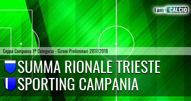 Summa Rionale Trieste - Sporting Campania