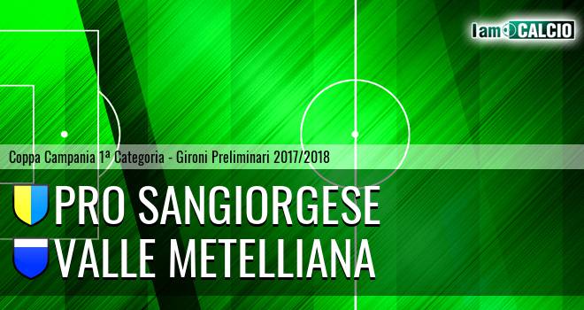 Pro Sangiorgese - Valle Metelliana