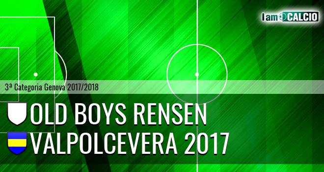 Old Boys Rensen - Valpolcevera 2017