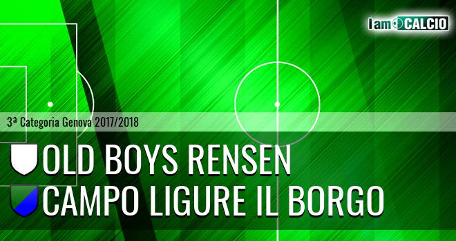 Old Boys Rensen - Campo Ligure Il Borgo