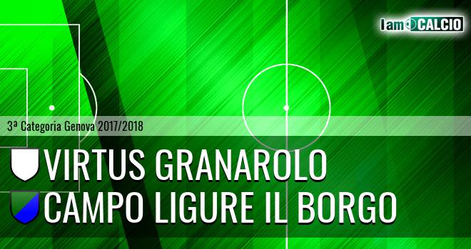 Virtus Granarolo - Campo Ligure Il Borgo