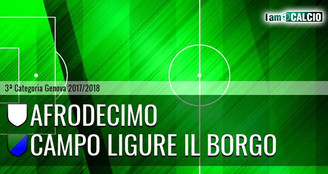 Afrodecimo - Campo Ligure Il Borgo