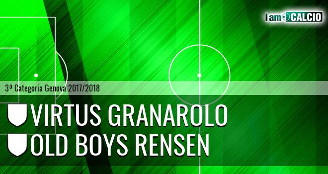 Virtus Granarolo - Old Boys Rensen