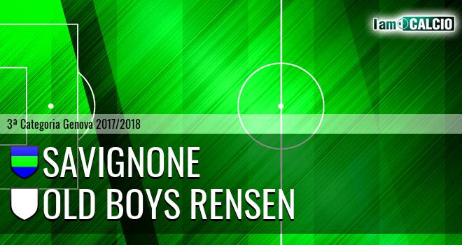 Savignone - Old Boys Rensen