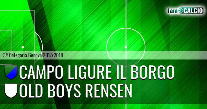 Campo Ligure Il Borgo - Old Boys Rensen