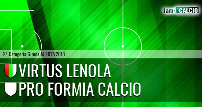 Virtus Lenola - Pro Formia Calcio