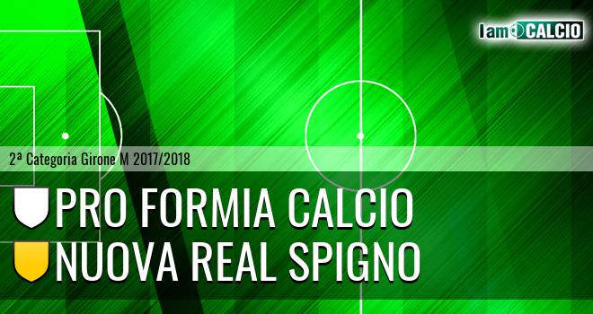 Pro Formia Calcio - Nuova Real Spigno