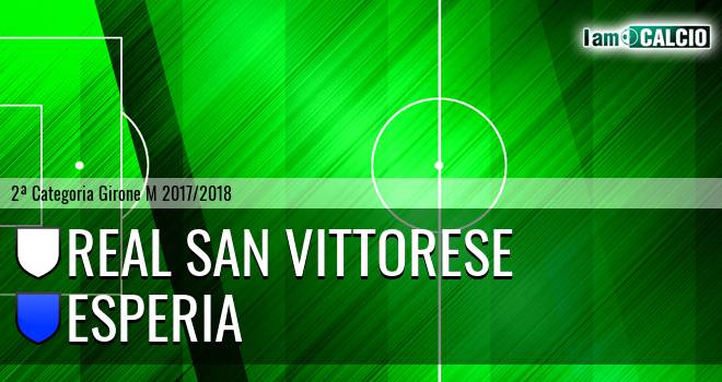 Real San Vittorese - Esperia