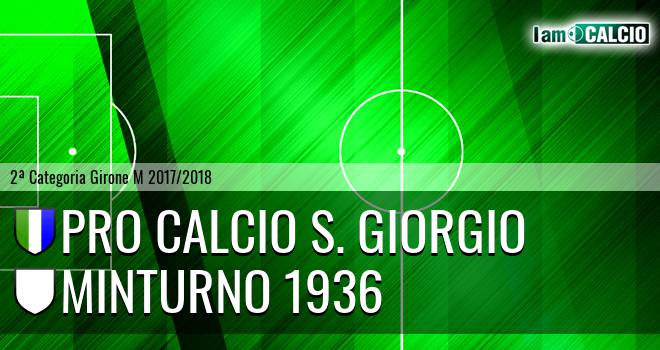 Pro Calcio S. Giorgio - Minturno 1936